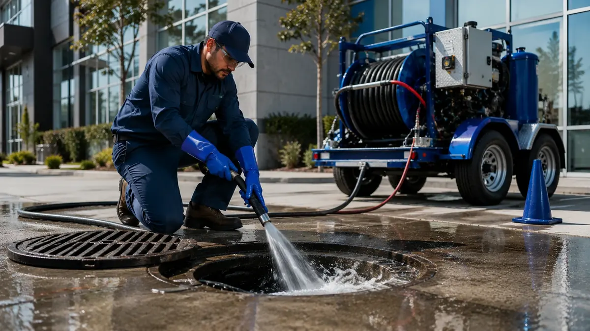 Commercial Hydro Jet Drain Cleaning in Clovis